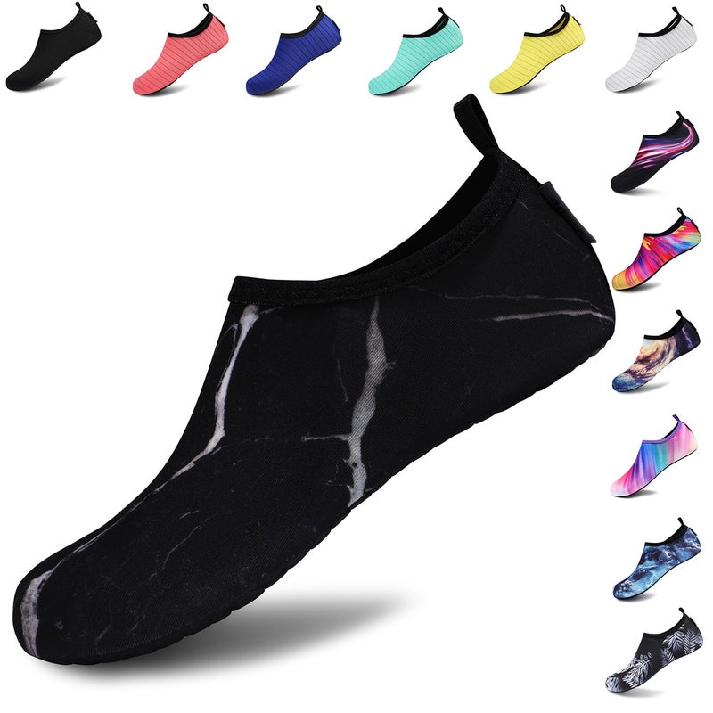 VIFUUR Water Sports Unisex Shoes Marble Black - 11-12 W US / 9.5-10.5 M US (42-43) - Image 1